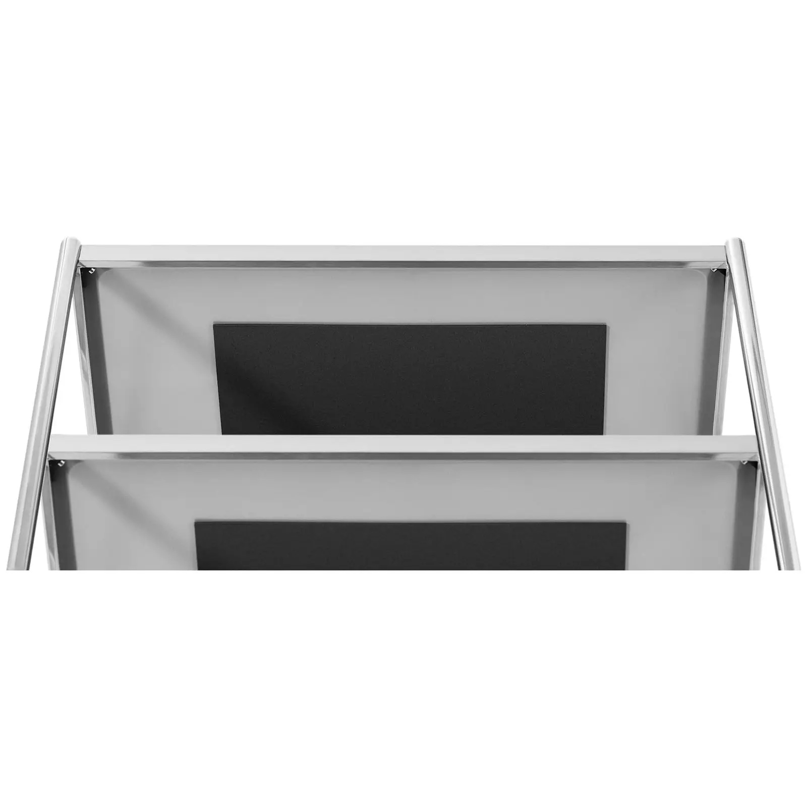 Cărucior de servire - 3 polițe - 84,5 x 52,5 cm - 300 kg - oțel inoxidabil