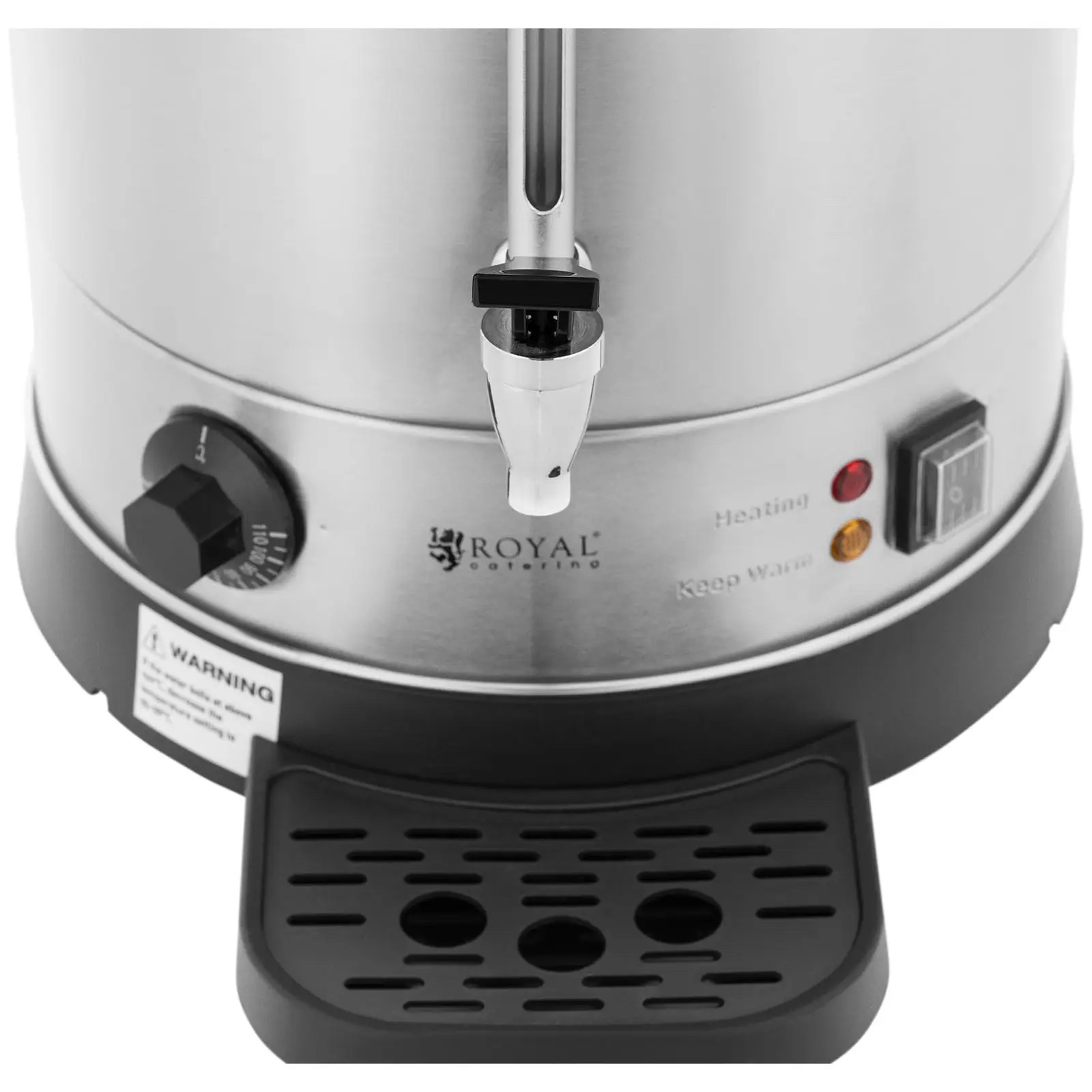 Fierbător de apă - 19,7 l - 2500 W - tavă de scurgere - argintiu | RC-WBDW21