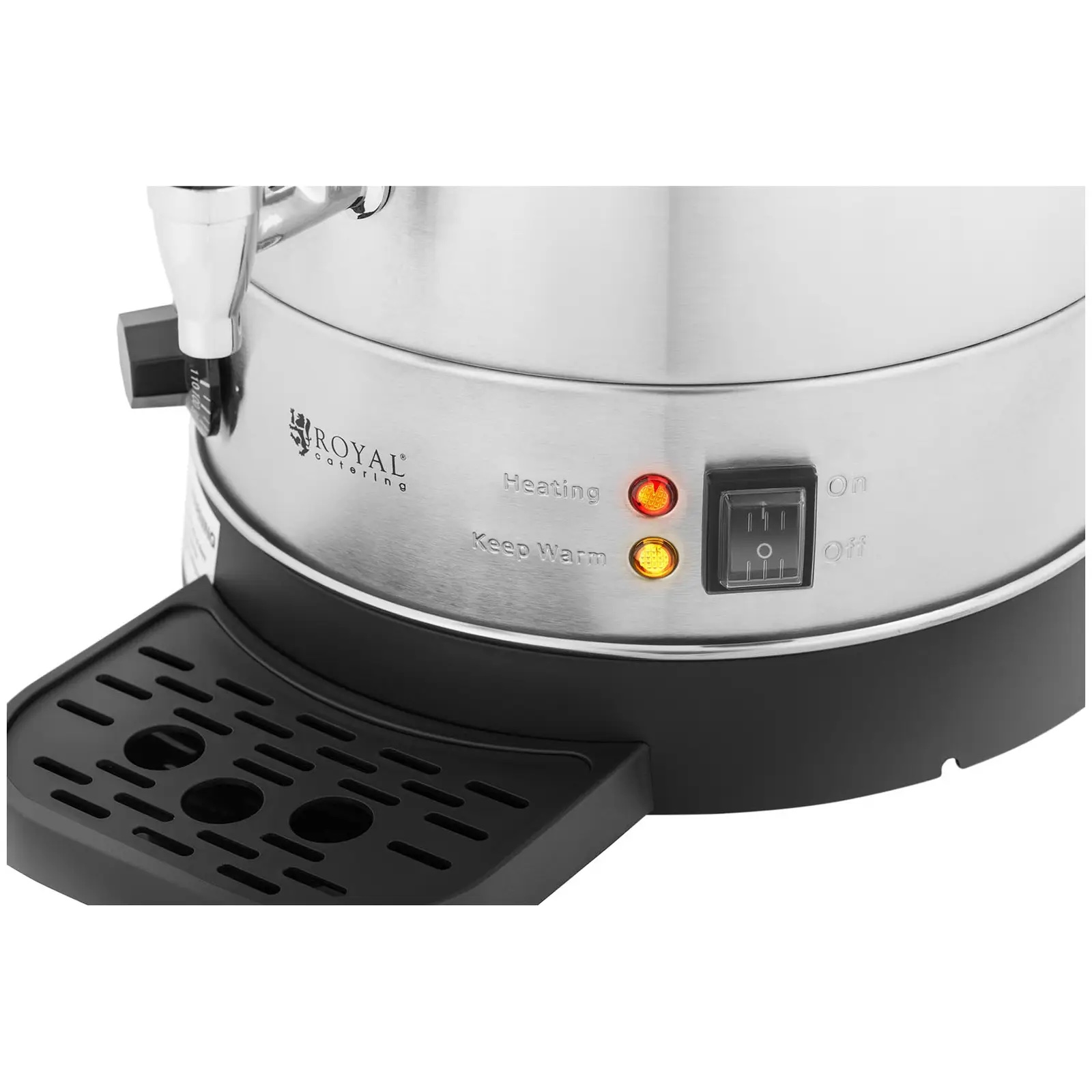 Fierbător de apă - 19,7 l - 2500 W - tavă de scurgere - argintiu | RC-WBDW21