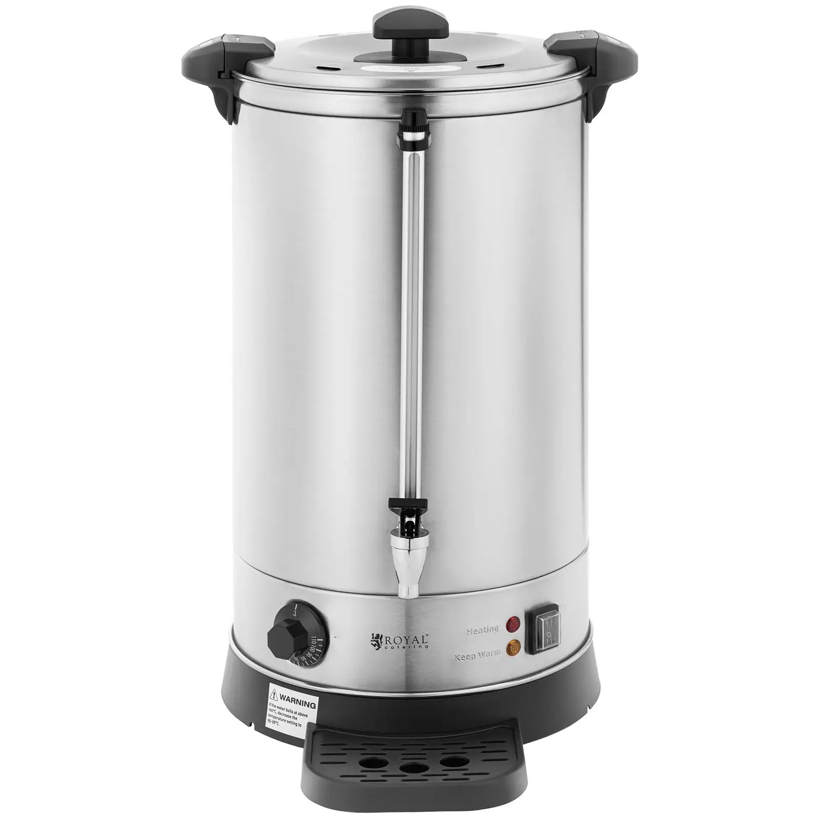 Fierbător de apă - 19,7 l - 2500 W - tavă de scurgere - argintiu | RC-WBDW21
