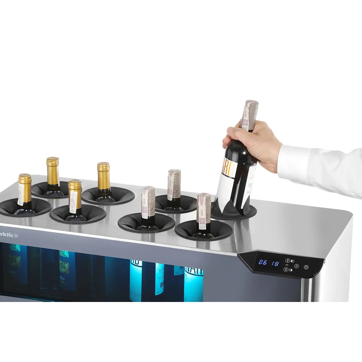 Arktic frigider pentru vinuri Cellar 8 sticle 237380 (3)