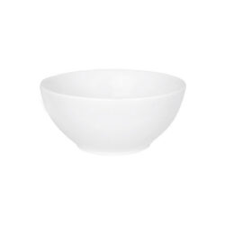 Bol alb rotund din porțelan pentru supă Simple, 650 ml, cu absorbție redusă.