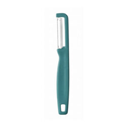 Curățător universal Victorinox Lota verde, cu lamă din oțel inoxidabil și mâner din polipropilenă.